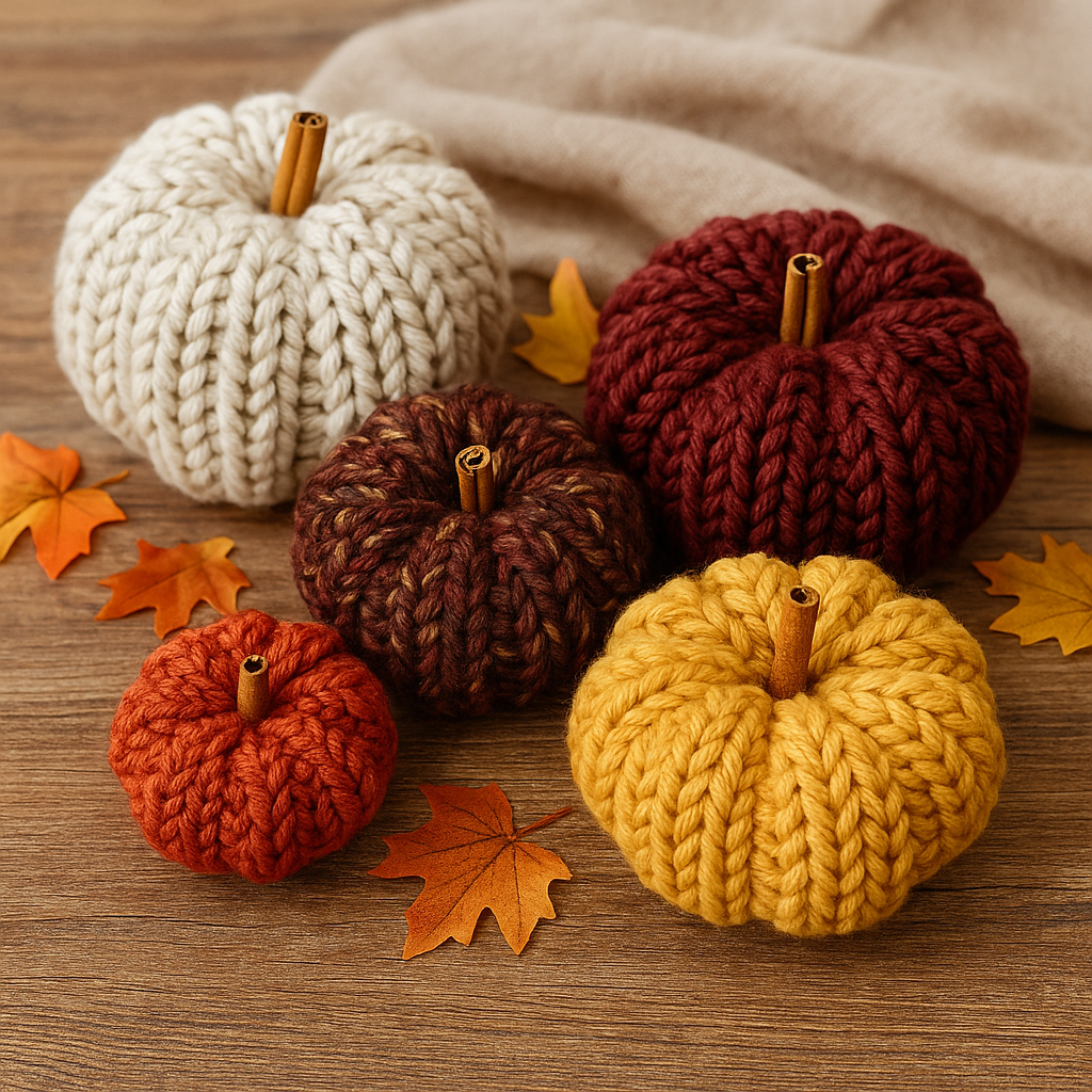 Chunky Crochet Pumpkin Pattern PDF + Video | Easy Herringbone Stitch Pumpkins in 6 Sizes | Fall & Thanksgiving Decor | Beginner Friendly